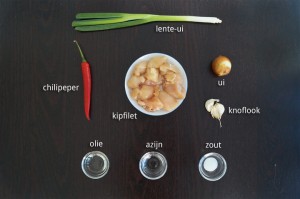 Ingrediënten voor Chimichurri Kipspiesjes